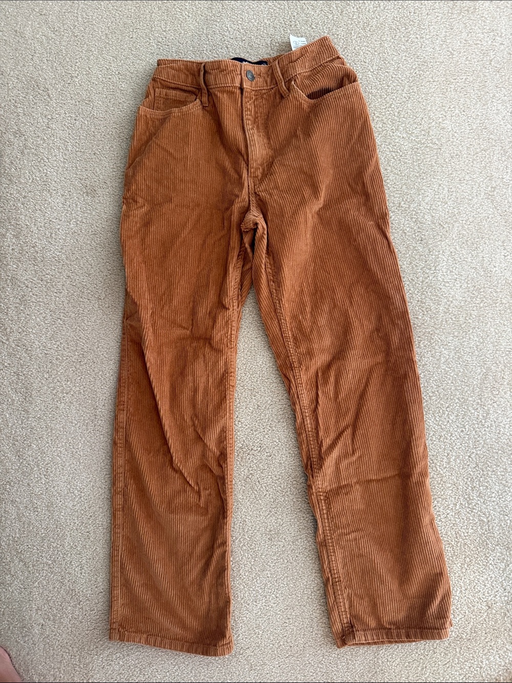 Hollister High-Rise Dad Pants in Rust